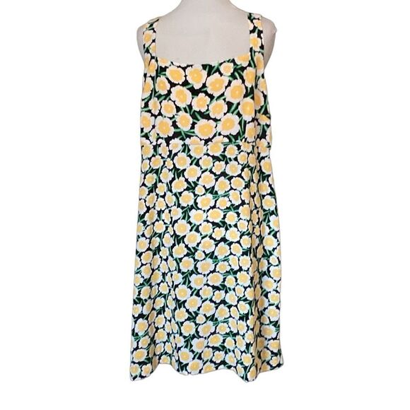 90's Shift Yellow Poppy Mini Dress Sun DVF for Target Diane von Furstenberg NWT - Picture 4 of 16